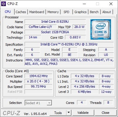 Kiểm tra thông tin mainboard bằng CPU-Z - GEARVN