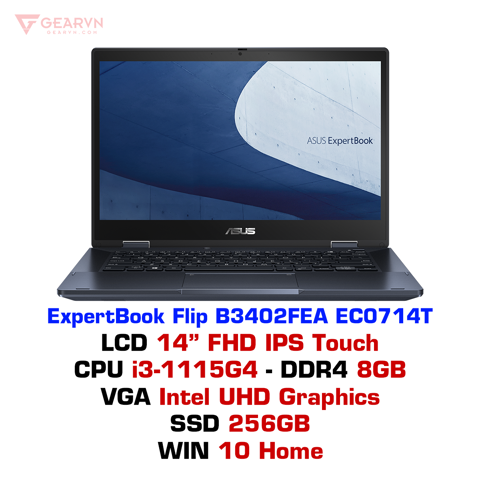 GEARVN - Laptop Asus ExpertBook Flip B3402FEA EC0714T