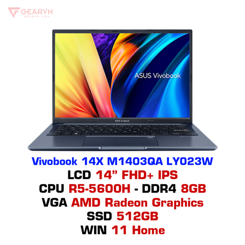 GEARVN Laptop Asus Vivobook 14X M1403QA LY023W