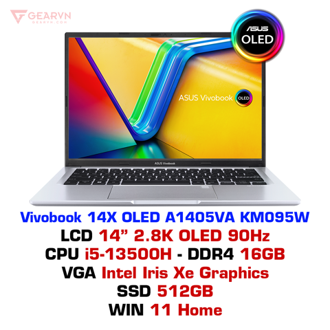 GEARVN Laptop ASUS Vivobook 14X OLED A1405VA KM095W