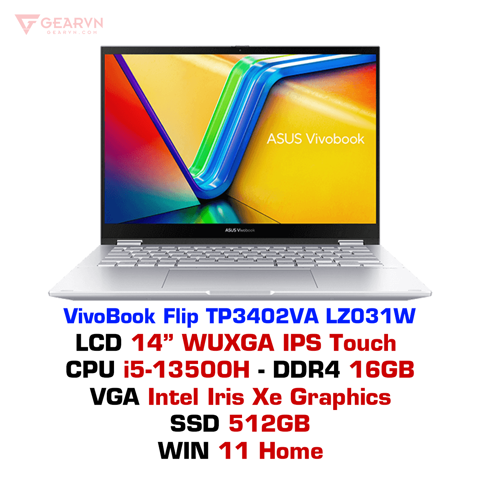 GEARVN - Laptop ASUS Vivobook Flip TP3402VA LZ031W