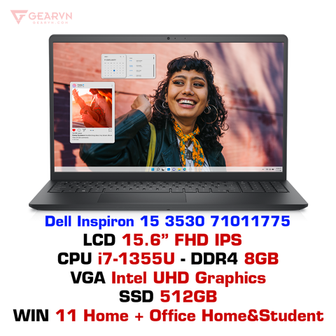 GEARVN Laptop Dell Inspiron 15 3530 71011775