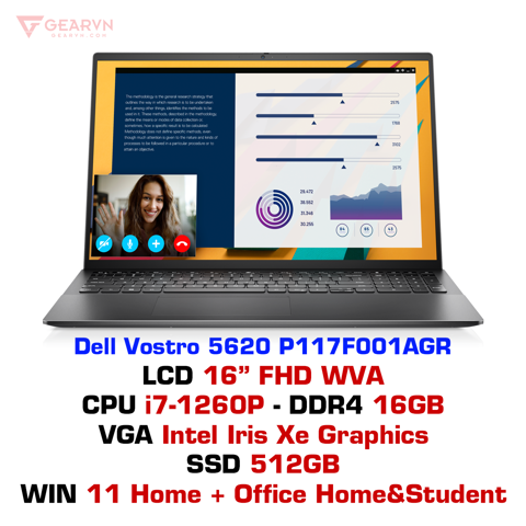 GEARVN Laptop Dell Vostro 5620 P117F001AGR