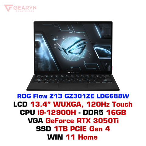 GEARVN - Laptop gaming ASUS ROG Flow Z13 GZ301ZE LD6688W