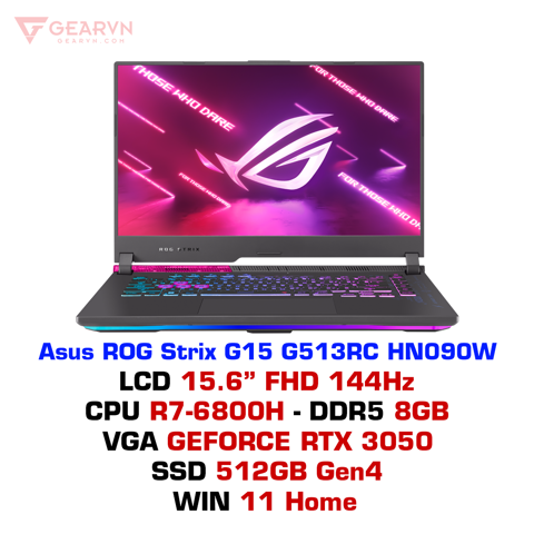 GEARVN Laptop Gaming Asus ROG Strix G15 G513RC HN090W