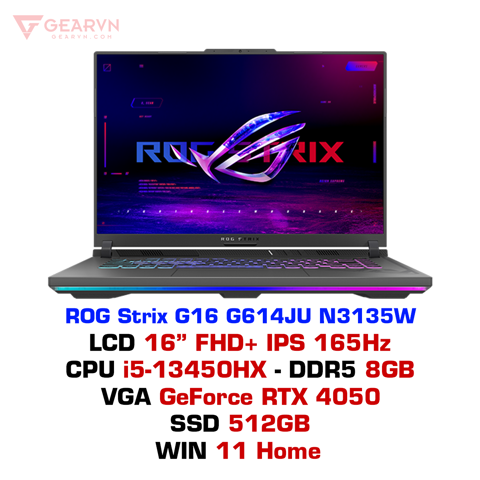 GEARVN - Laptop gaming ASUS ROG Strix G16 G614JU-N3135W