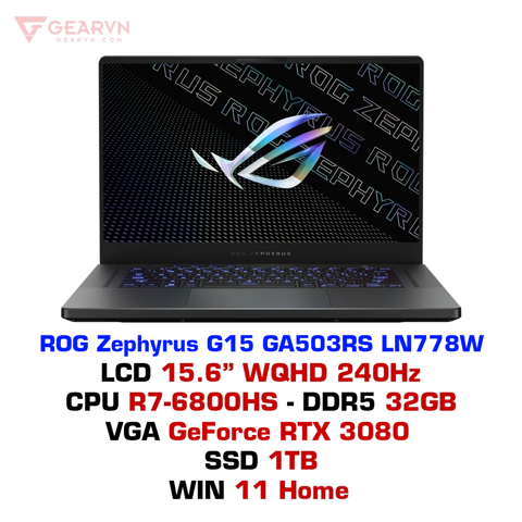 GEARVN - Laptop gaming ASUS ROG Zephyrus G15 GA503RS-LN778W