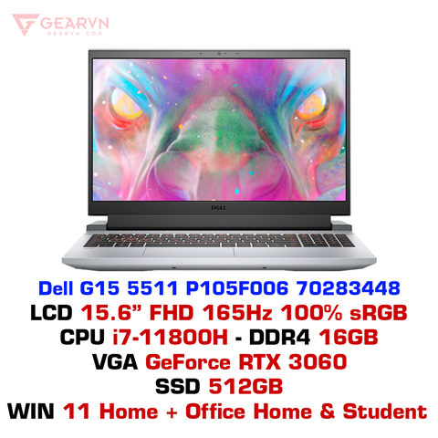 GEARVN - Laptop gaming Dell G15 5511 P105F006 70283448