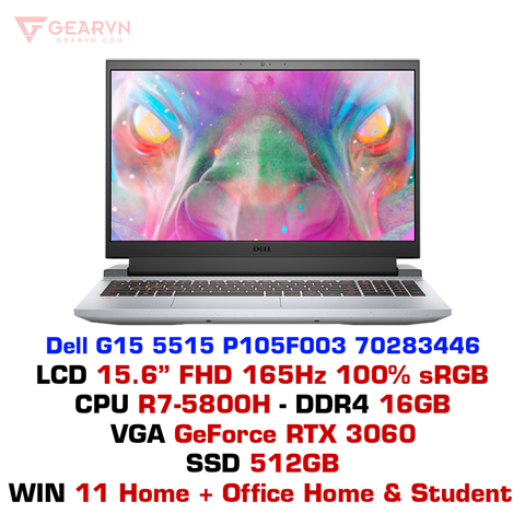 GEARVN - Laptop gaming Dell G15 5515 P105F003 70283446