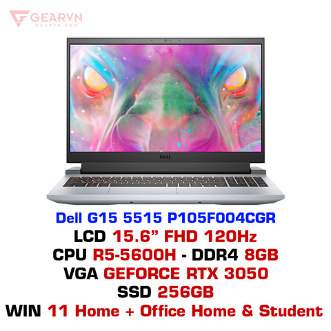 GEARVN Laptop gaming Dell G15 5515 P105F004CGR