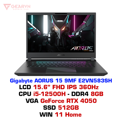 GEARVN - Laptop gaming Gigabyte AORUS 15 9MF-E2VN583SH