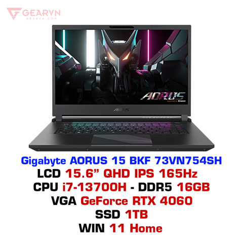 GEARVN Laptop gaming Gigabyte AORUS 15 BKF 73VN754SH