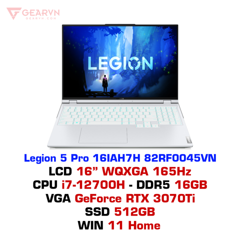 GEARVN Laptop gaming Lenovo Legion 5 Pro 16IAH7H 82RF0045VN