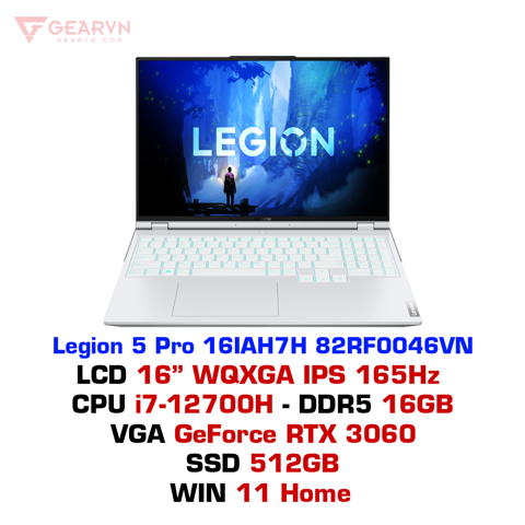 GEARVN - Laptop gaming Lenovo Legion 5 Pro 16IAH7H 82RF0046VN