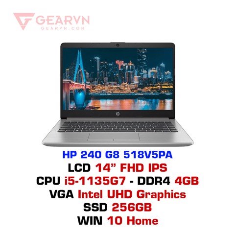 GEARVN Laptop HP 240 G8 518V5PA