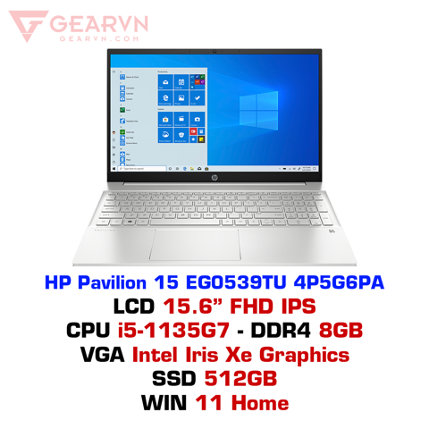 Laptop HP Pavilion 15 EG0539TU 4P5G6PA - GEARVN