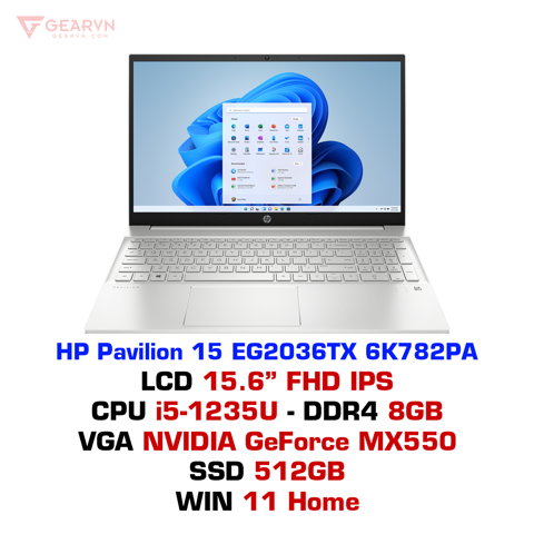 GEARVN - HP Pavilion 15 EG2036TX 6K782PA