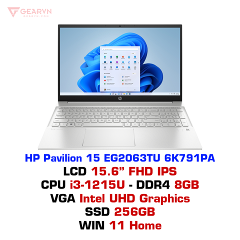 GEARVN - Laptop HP Pavilion 15 EG2063TU 6K791PA