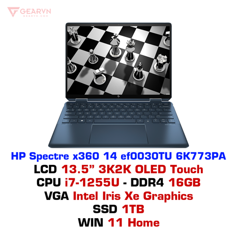 GEARVN - Laptop HP Spectre x360 14 ef0030TU 6K773PA