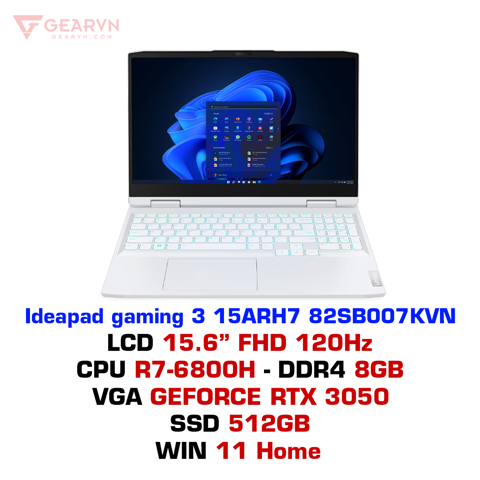 GEARVN - Lenovo Ideapad gaming 3 15ARH7 82SB007KVN