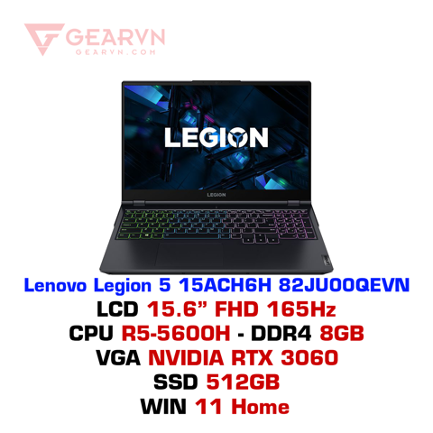 GEARVN Laptop Lenovo Legion 5 15ACH6H 82JU00QEVN