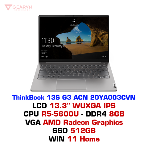 GEARVN Laptop Lenovo ThinkBook 13S G3 ACN 20YA003CVN
