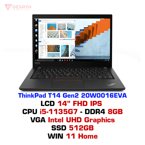 GEARVN - Laptop Lenovo ThinkPad T14 Gen2 20W0016EVA