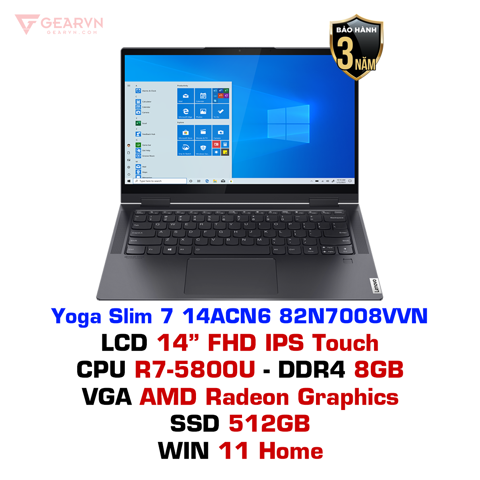 GEARVN Laptop Lenovo Yoga Slim 7 14ACN6 82N7008VVN