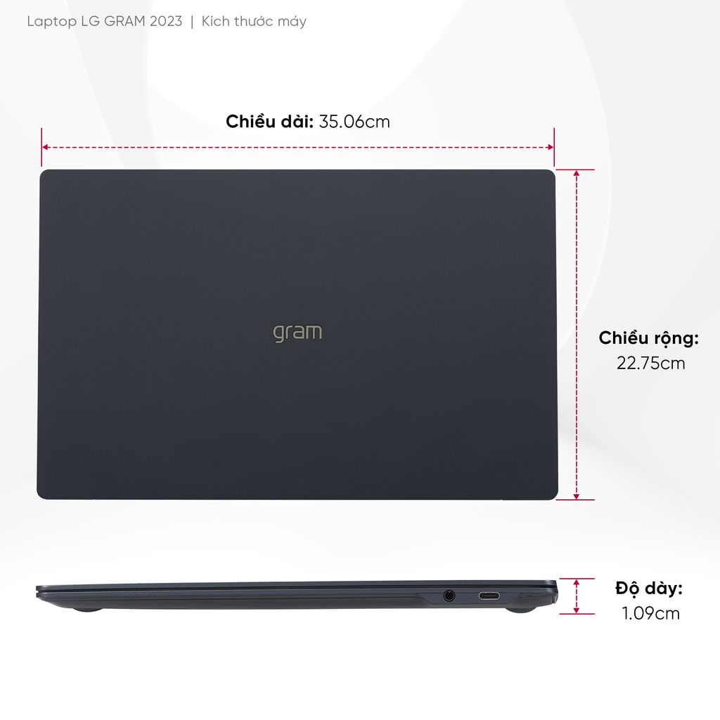 GEARVN Laptop LG Gram Ultra Slim 15Z90RT GAH55A5