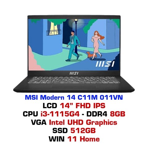 GEARVN Laptop MSI Modern 14 C11M 011VN