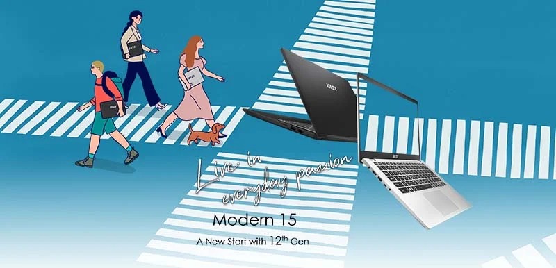 GEARVN Laptop MSI Modern 15 B12M 220VN