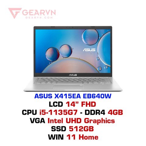 GEARVN - Laptop ASUS X415EA EB640W