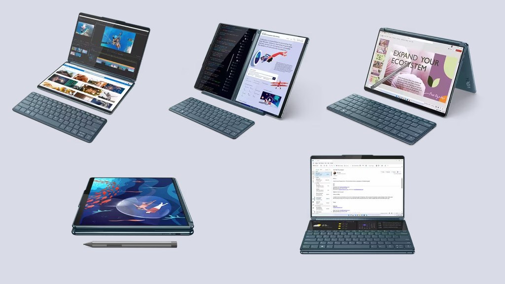 GEARVN - Các chế độ của laptop Lenovo Yoga Book 9i