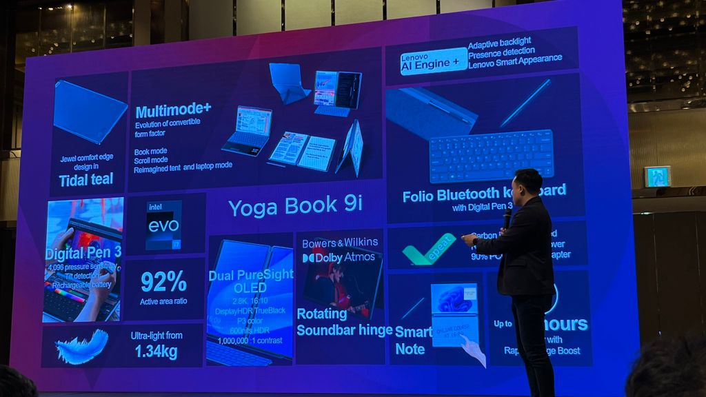 GEARVN - Giới thiệu dòng laptop Lenovo Yoga Book 9i tại sự kiện Lenovo Innovate