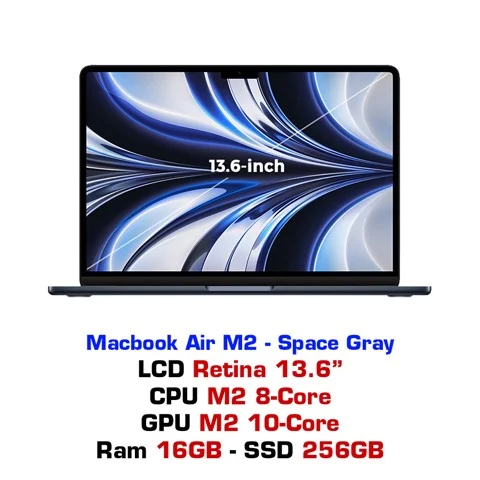 GEARVN Macbook Air M2 10GPU 16GB 256GB - Midnight