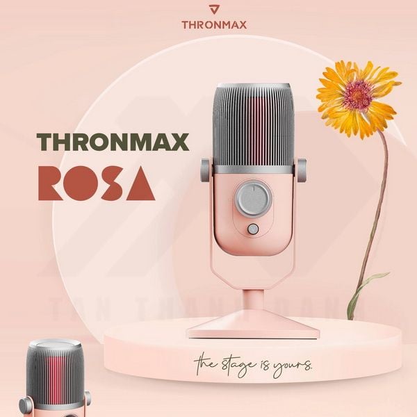 GEARVN Microphone Thronmax Mdrill Zero M4 Rosa