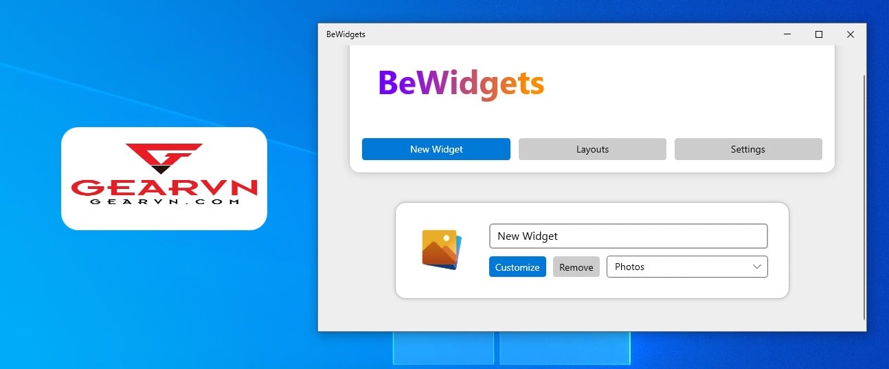 GEARVN - Widget hữu ích trên PC, laptop