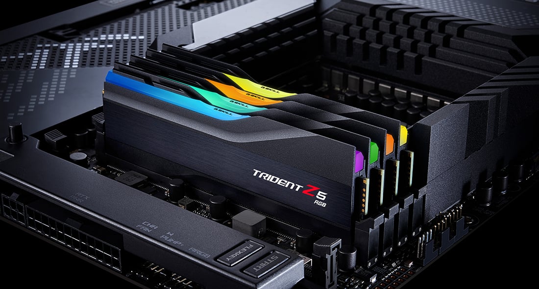 GEARVN - RAM DDR5 G.Skill Trident Z5 RGB 2x16GB 6000mhz Black