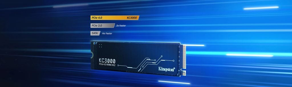 GEARVN - SSD Kingston KC3000 1TB M.2 PCIe gen 4 NVMe
