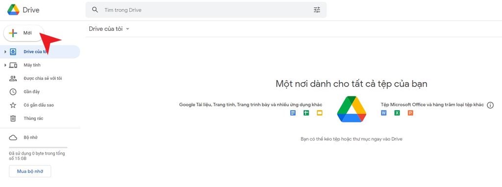 Tải và lưu file trên Google Drive - GEARVN