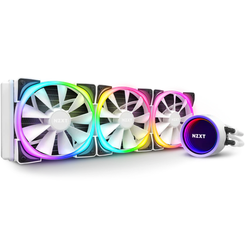 GEARVN tản nhiệt nước NZXT AIO Kraken X73 RGB WHITE