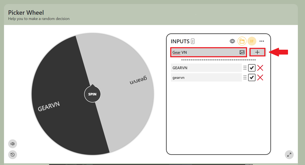 GEARVN -  Tạo vòng quay may mắn với trang web Picker Wheel