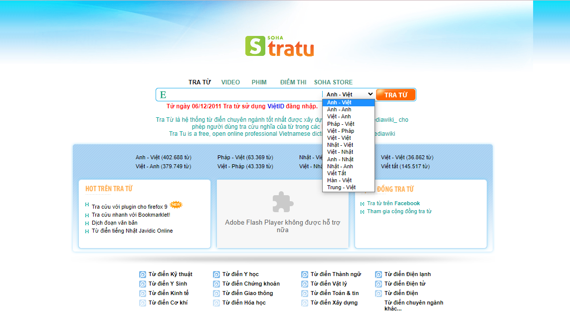 GEARVN - Trang web từ điển online Soha tra từ