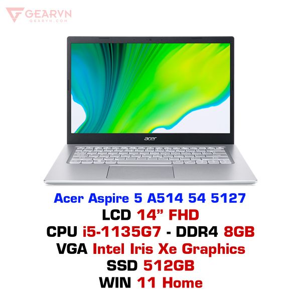 Laptop Acer Aspire 5 A514 54 5127