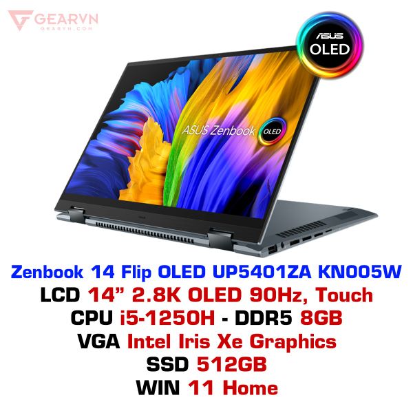Laptop ASUS Zenbook 14 Flip OLED UP5401ZA KN005W