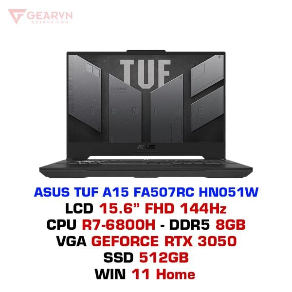 Laptop gaming ASUS TUF A15 FA507RC HN051W