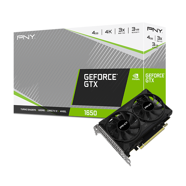PNY GeForce GTX 1650 4GB GDDR6 Dual Fan