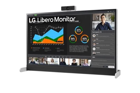 GEARVN - Màn hình LG Libero 27BQ70QC-S 27“ IPS 2K USBC Tích Hợp Webcam FHD