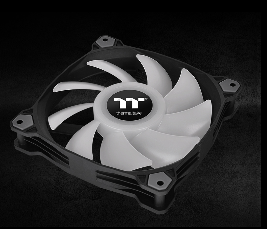 GEARVN Quạt Thermaltake Pure Duo 12 ARGB Sync Radiator Fan 2 Pack - Black