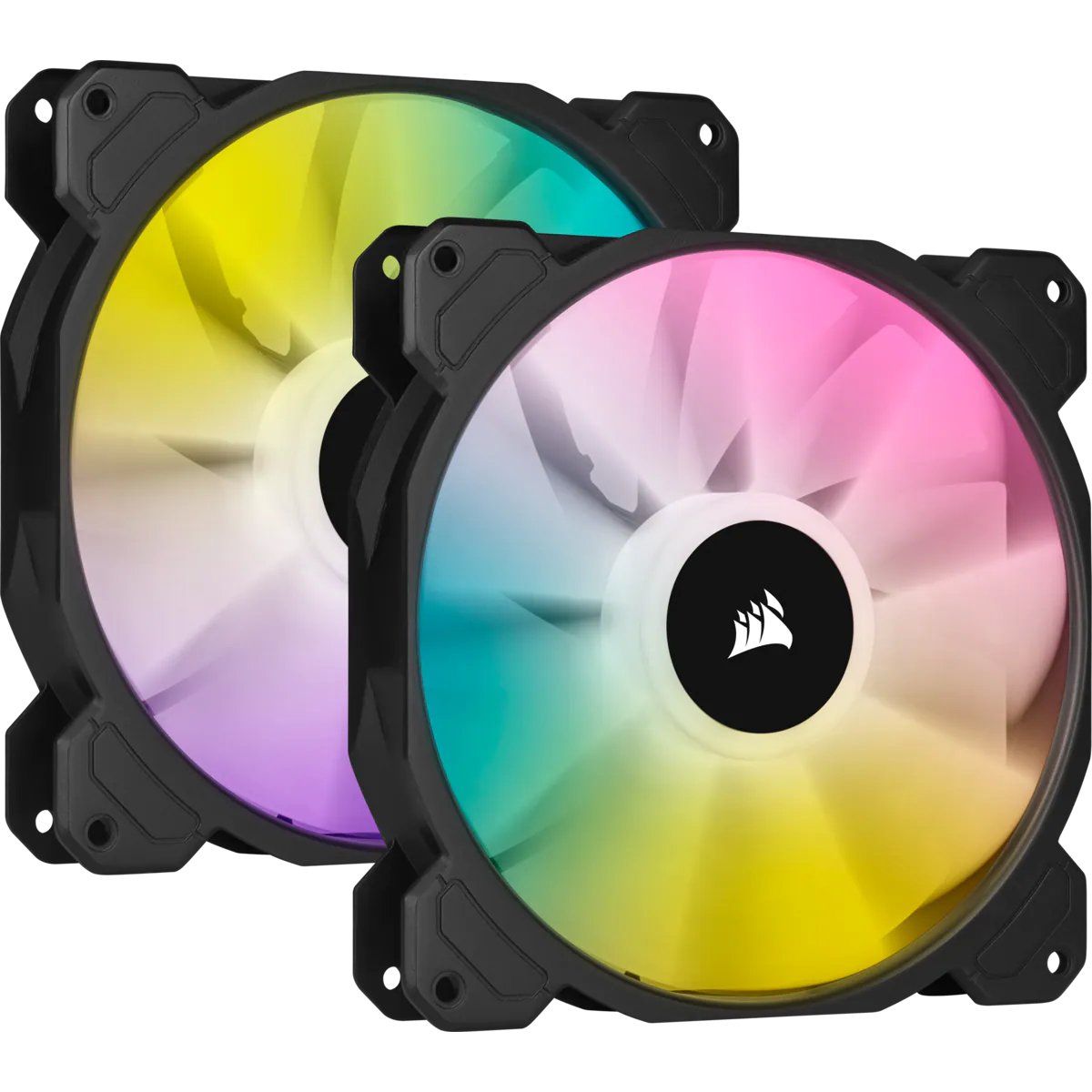 Fan Corsair iCUE SP140 RGB ELITE 140mm — Dual Fan Kit with Lighting Node CORE